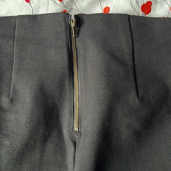 NWT J.Crew legging/pant with real leather tuxedo trim - Picture 9 of 9